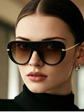 Retro Large Frame Sunglasses